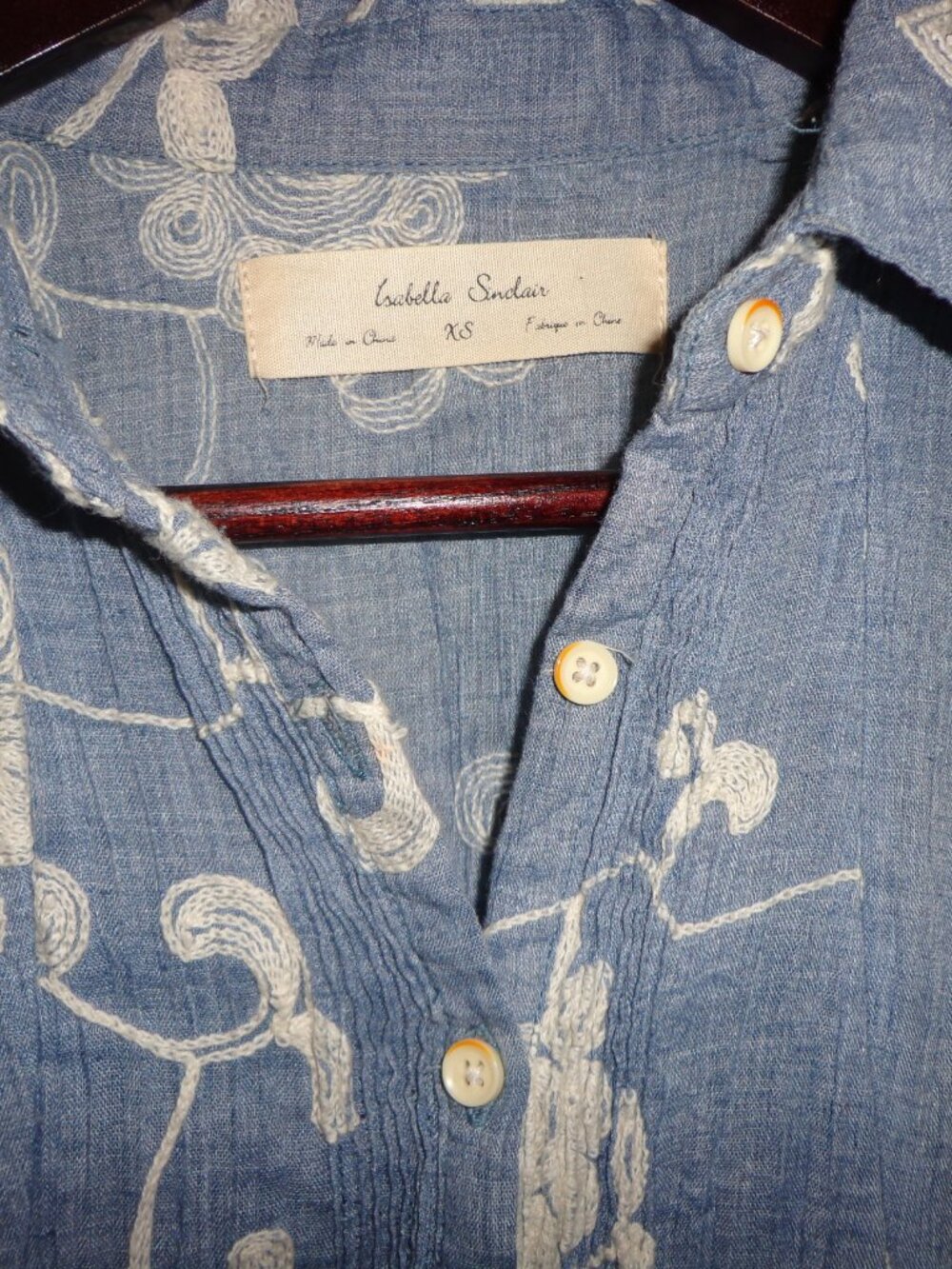 NWOT ISABELLA SINCLAIR Sleeveless Hi-Lo Dress XS Floral Embroidery Pockets Gauze